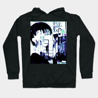 lain echo glitch Hoodie